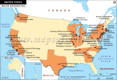 USA-Major-Universities-Map